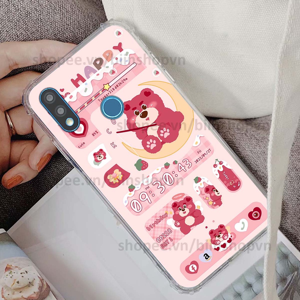 Ốp Vsmart Joy 2 Plus / Joy2+ in 3D icon gấu nổi siêu xinh, siêu đáng yêu, cá tính phong cách