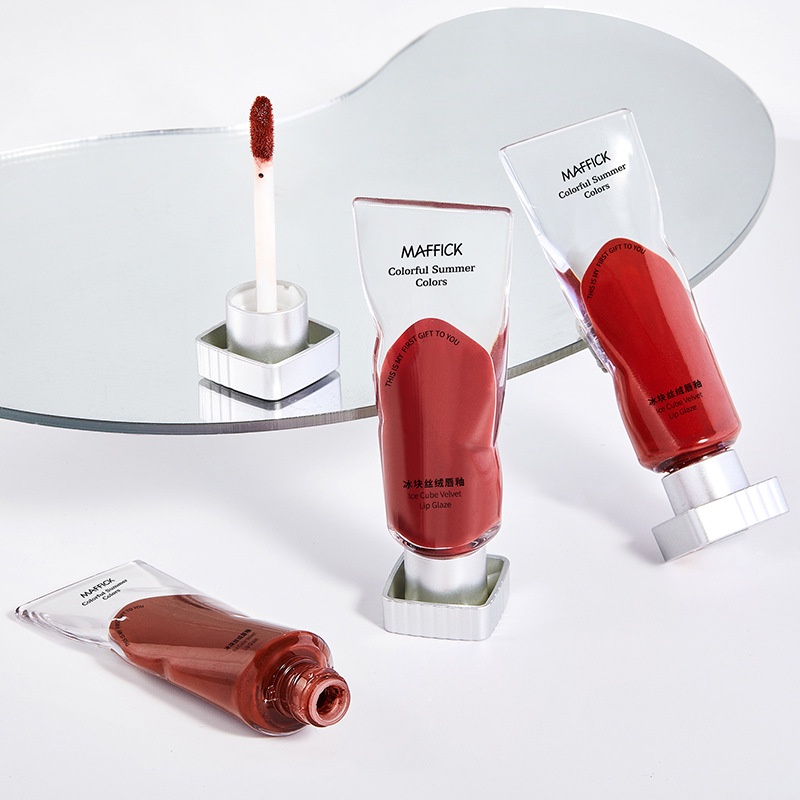 (Buôn Sỉ) Son Kem Lì MAFFICK Màu Nhung Mượt Vỏ Trong Suốt MAFFICK Soft Matte Lipstick 4,5g