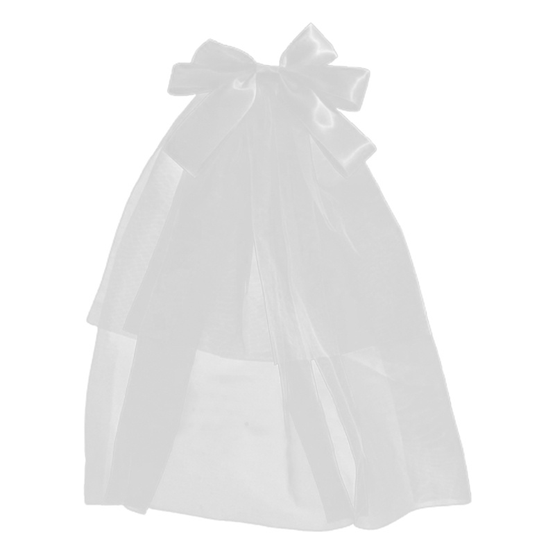 Mạng Che Mặt Hóa Trang Bằng Vải Tuyn Phối Ren Và Nơ