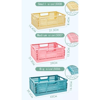 Sóng nhựa hở đa năng xếp gọn sau khi sử dụng, dùng để lưu trữ hay di chuyển đồ vật, dùng tiết kiệm không gian lưu trữ.