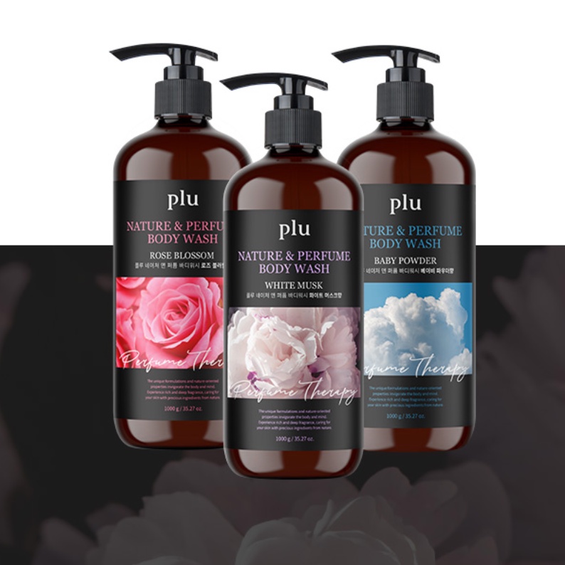 [MEDIHEAL VN pp] Plu Nature &amp; Perfume Body Wash 1L - Sữa Tắm Hương Nước Hoa (3 Mùi Hương)