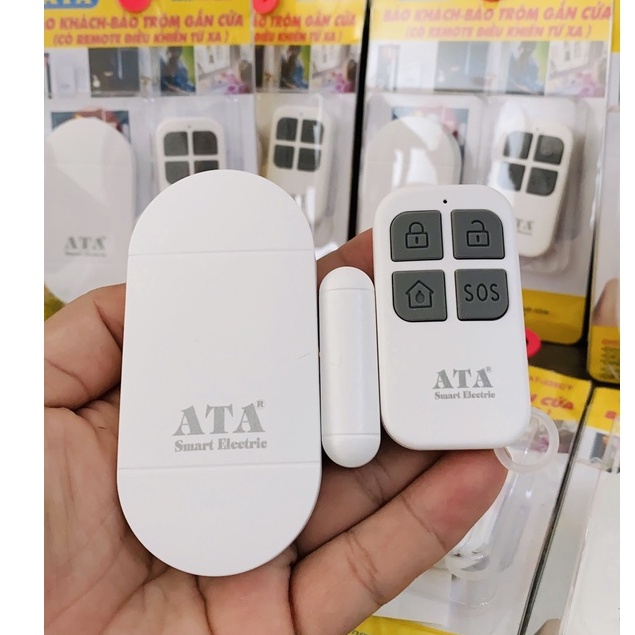 BÁO KHÁCH-BÁO TRỘM CẢM BIẾN GẮN CỬA CÓ REMOTE ĐIỀU KHIỂN TỪ XA ATA AT-228CT