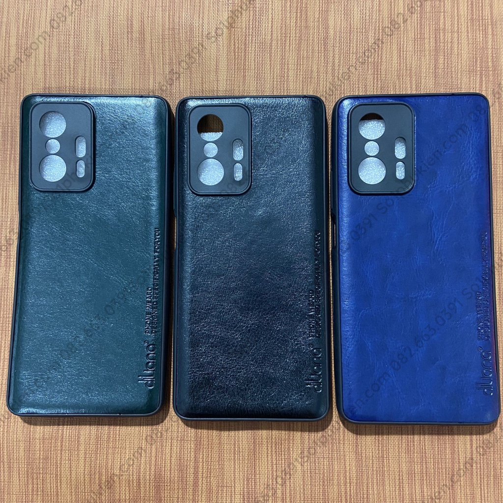 Ốp lưng da Xiaomi Mi 11t da cao cấp, dẻo bền đẹp, bảo vệ camera