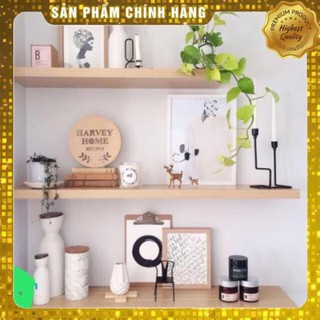 [Freeship – Hàng Nhập Khẩu] Kệ Treo Tường 3 thanh 40,50,60 cm x sâu 15cm - Decor phòng ngủ