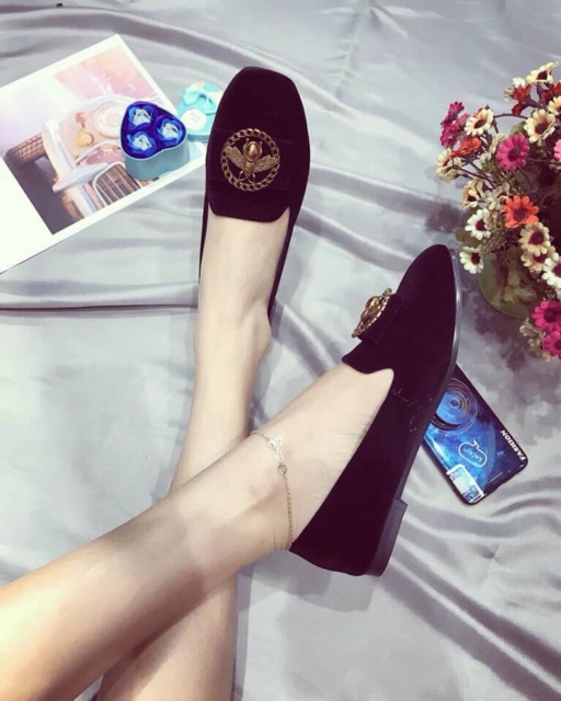 Giày Bệt thêu ong, thêu cáo kèm ảnh thật | BigBuy360 - bigbuy360.vn