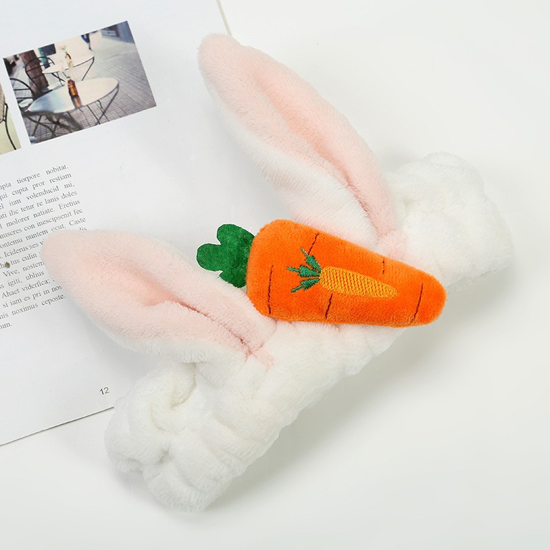 Băng Đô, Bờm Tóc Trang Điểm Tai Thỏ Cà Rốt 3D Siêu Hot Hit | BigBuy360 - bigbuy360.vn