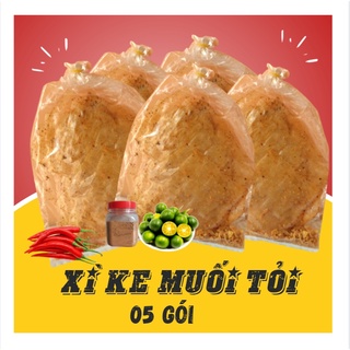 Bánh Tráng Muối Nhuyễn Phơi Sương Xì Ke Tây Ninh Trộn Tỏi Xike 50gr ANANFOODS XKTN50-05 BỊCH