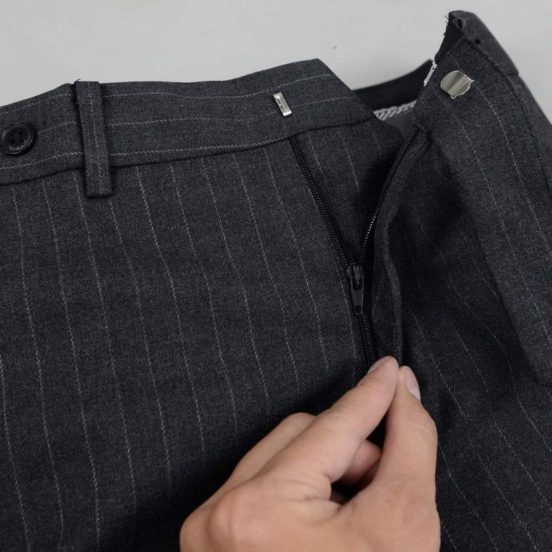 Quần âu nam kẻ sọc cao cấp