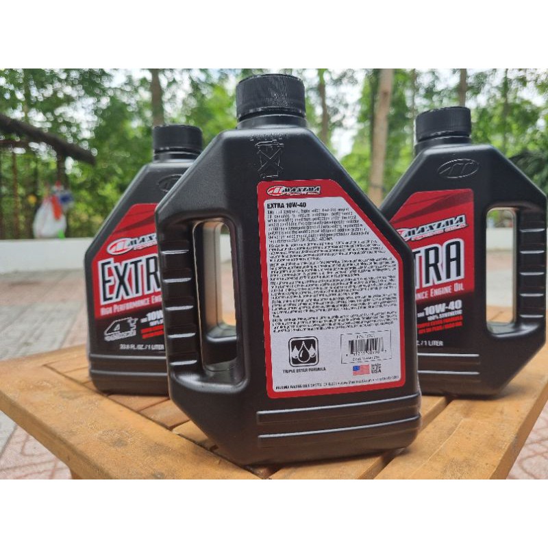 Nhớt Maxima Extra 10W40 Triple Ester Racing Oils.