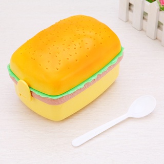 Cute hamburger shaped lunch box