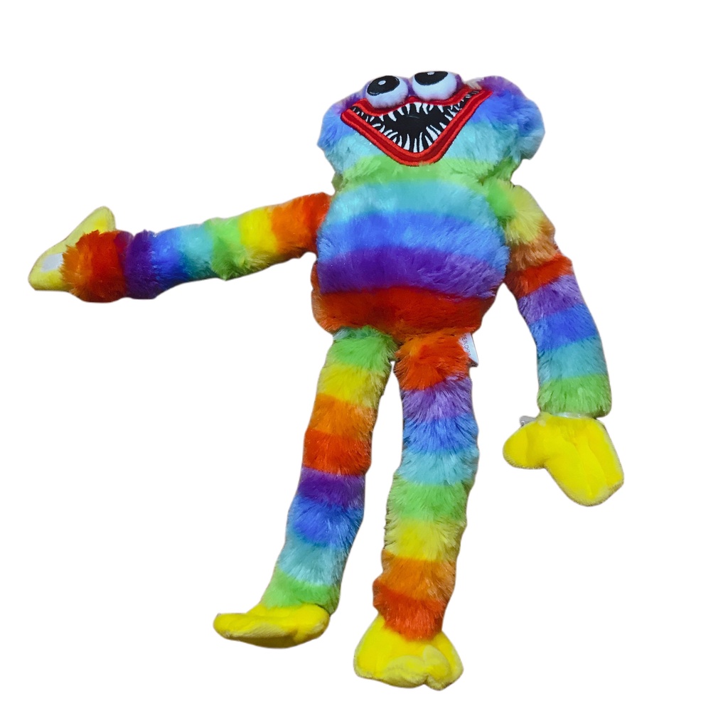 Gấu bông Huggy Wuggy lông xù nhiều màu size 40cm - Thú nhồi bông huggy Wuggy cầu vồng Poppy Playtime, killy willy