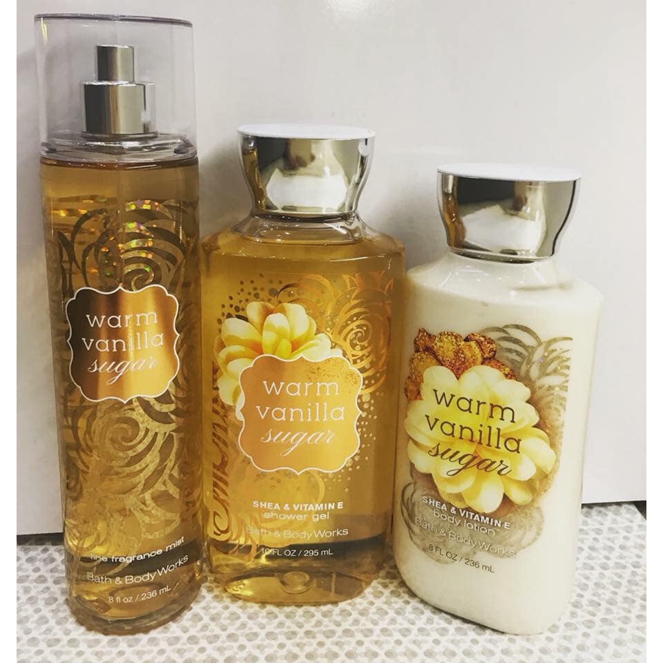 [ Mua ngay ] Xịt thơm toàn thân Bath &amp; Body Works mùi Warm Vanilla Sugar