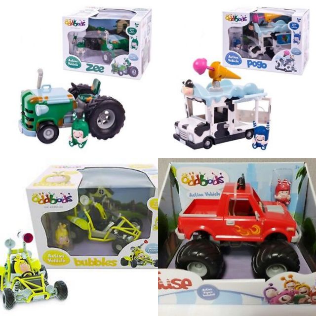 Mô hình xe+oddbods