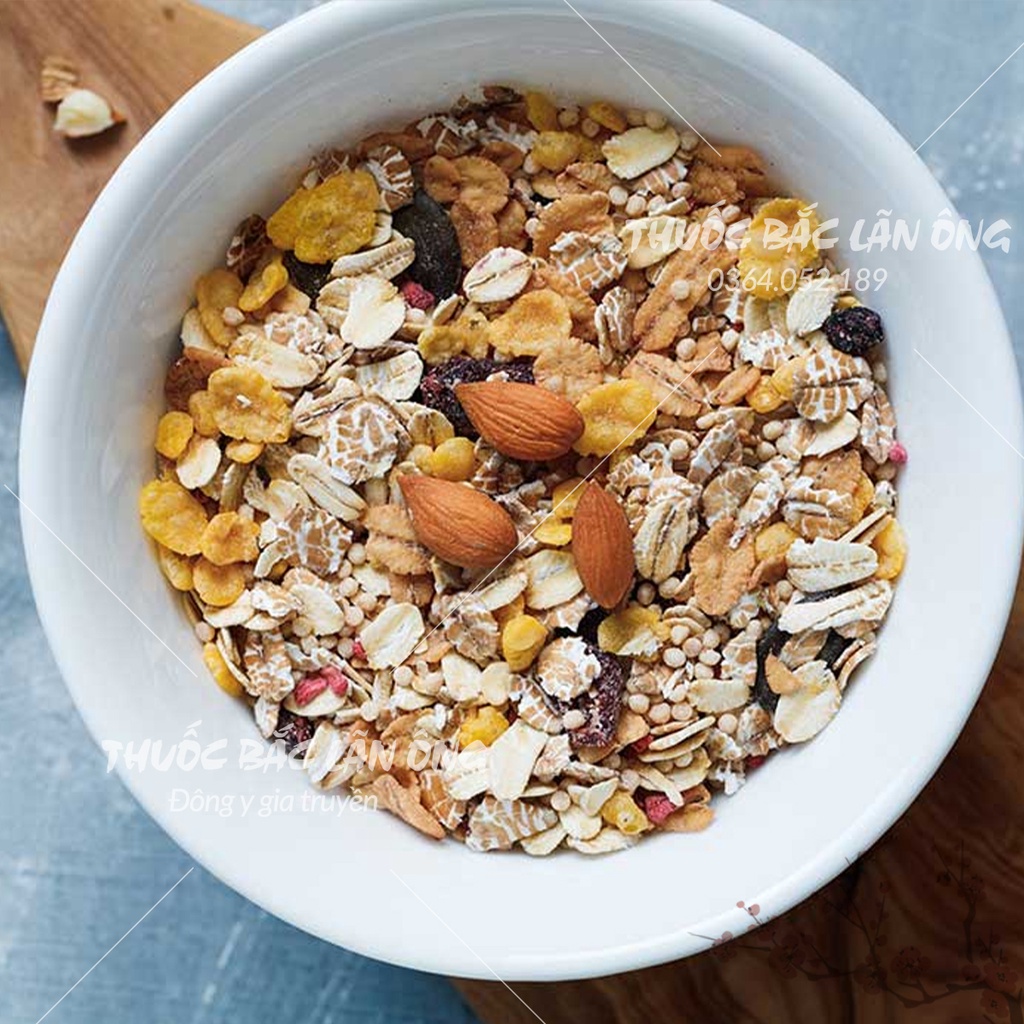 Hạt hạnh nhân 100g (Hạt dinh dưỡng cao cấp, làm sữa hạt, granola ăn kiêng)