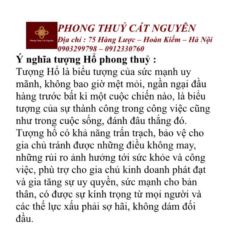 Tượng Hổ trắng  phong thuỷ đứng trên túi tiền vàng tết nhâm dần2022