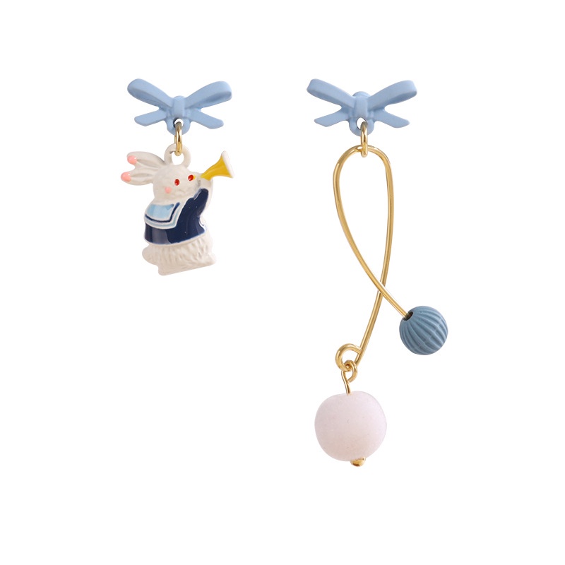 Khuyên Tai Nữ Dáng Dài Đính Nơ Thời Trang Xinh Xắn