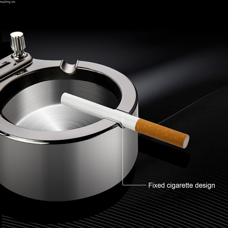 Gạt tàn thuốc lá bằng kim loại đa chức năng tiện dụng cho xe hơi