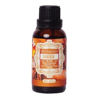 Tinh Dầu Vỏ Quế Milaganics Cinnamon Essential Oil 30ml