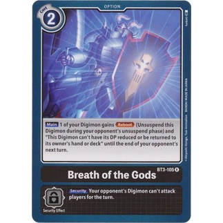 Thẻ bài Digimon - TCG - Breath of the Gods / BT3-105'