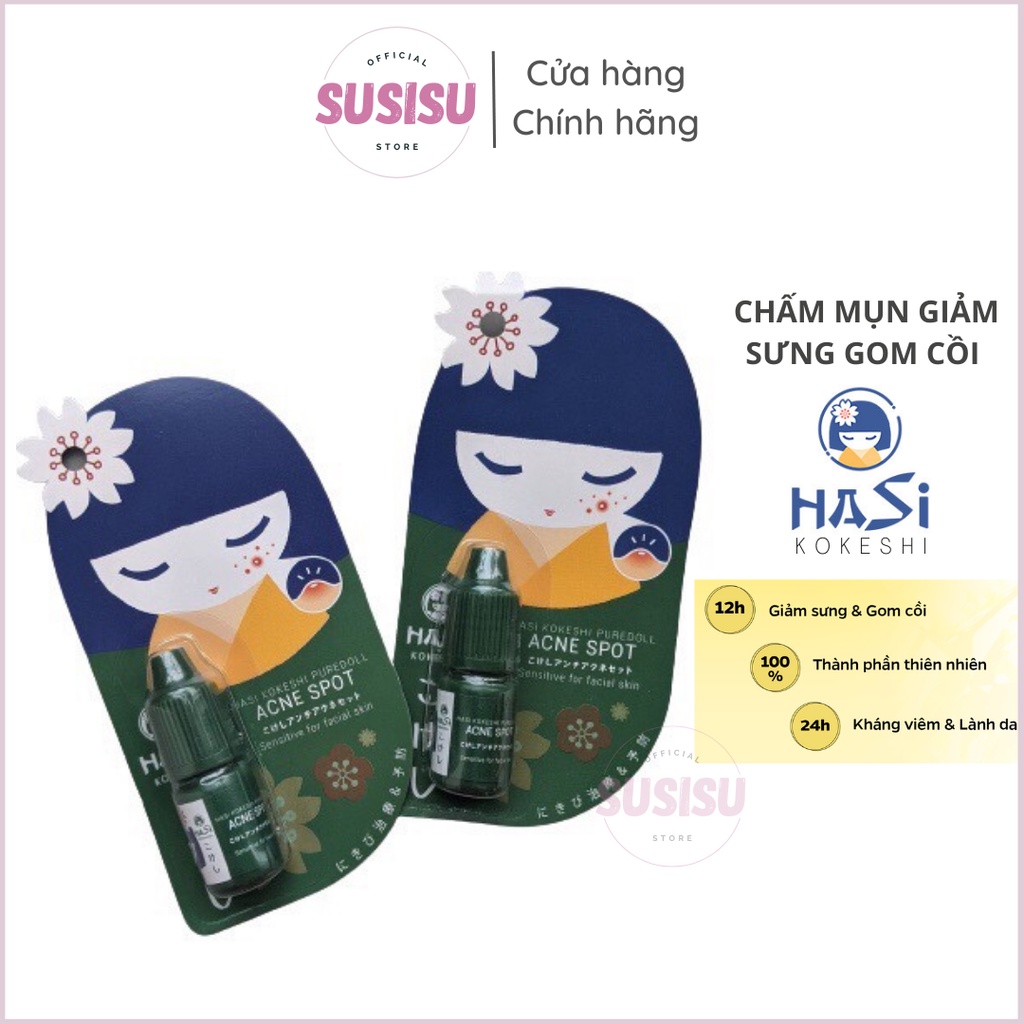 Chấm cồi giảm mụn HASI KOKESHI PUREDOLL 5ml