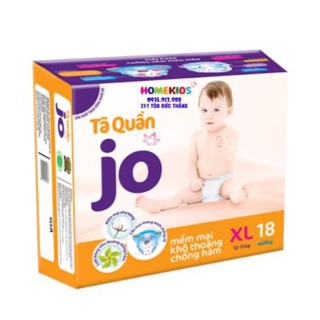 Tã bỉm quần jo m22/ l20/ xl18