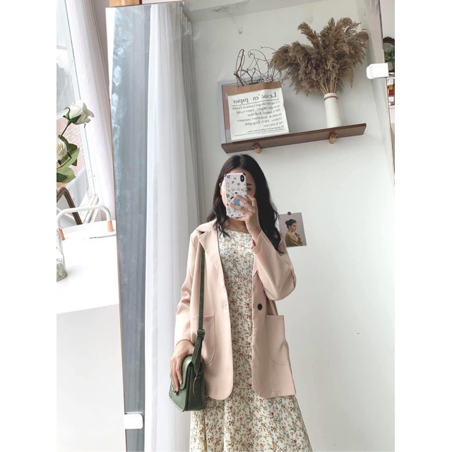 [FREESHIP] ÁO BLAZER KẺ HÀN QUỐC