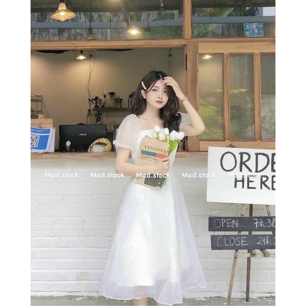 rẻ nhất shopee- Đầm trắng dự tiệc siêu xinh-váy nữ chụp hình kỷ yếu đẹp,đi đám cưới sang trọng dễ thương min.house86 | BigBuy360 - bigbuy360.vn