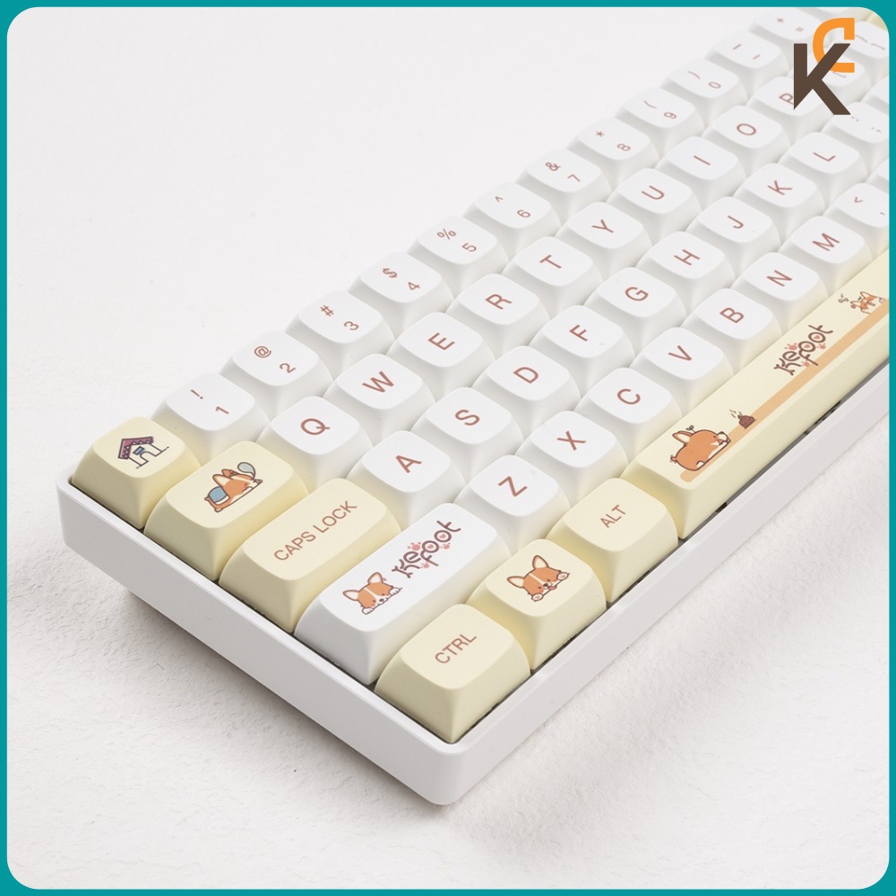 Keycap Corgi Shiba Inu PBT XDA Profile Dành Cho Bàn Phím Cơ