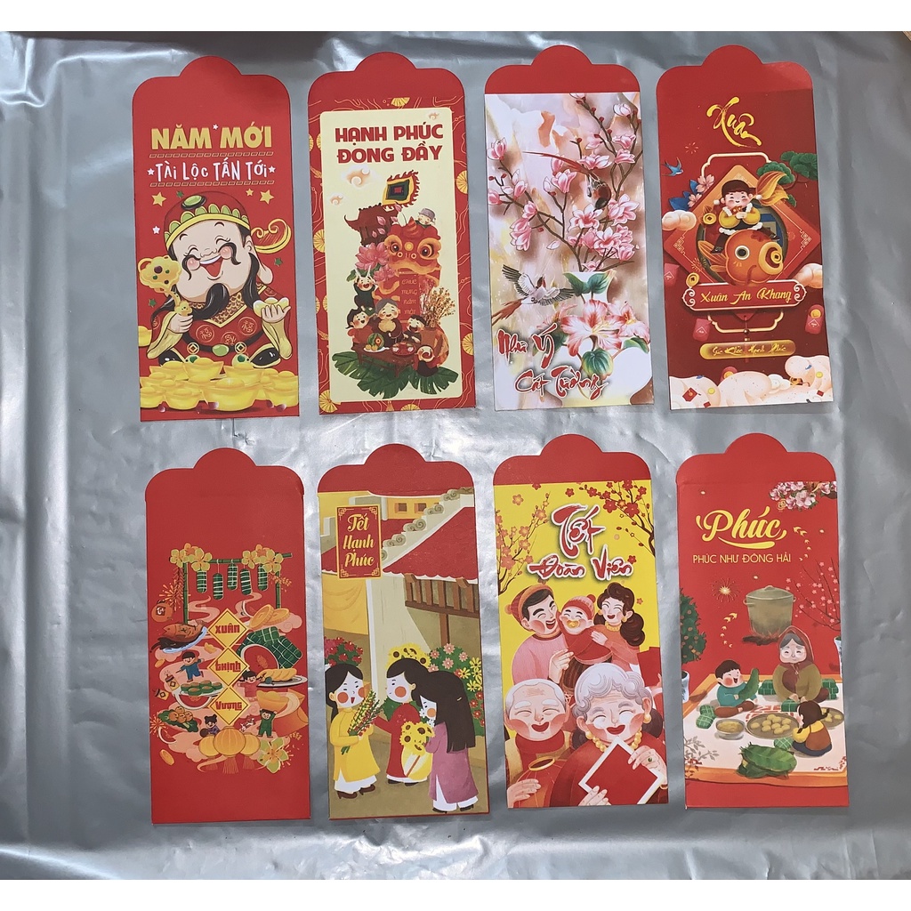 SET 10 Bao lì xì 2023 TUXA tết hot trend dễ thương phong lixi hình thú TUXA đẹp độc lạ sỉ lẻ giá rẻ