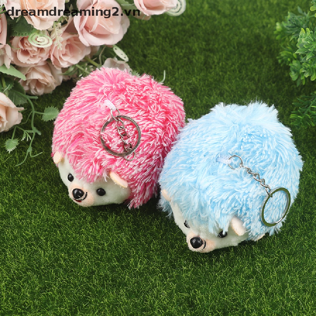 Móc khóa hình chú nhím nhồi bông đáng yêu xinh xắn kích thước 12cm