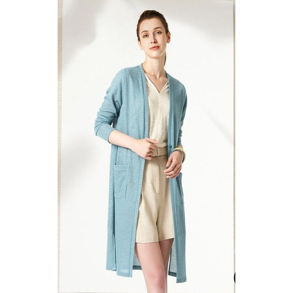 Áo khoác cardigan dáng dài TAG Me xuất Hàn. HA1431 (2 màu)