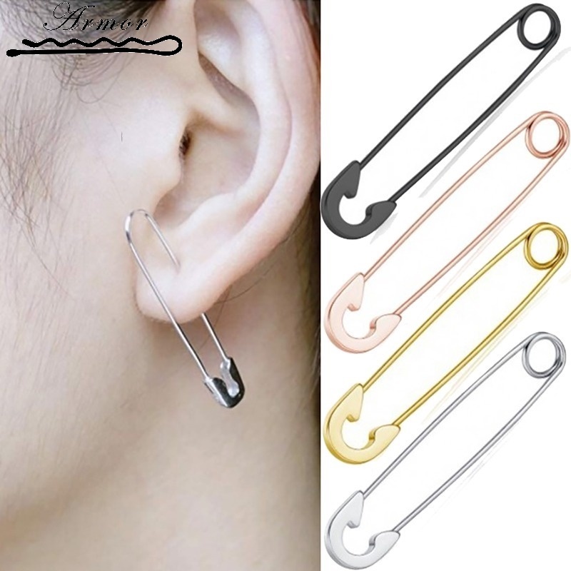 Bông Tai Dạng Kẹp Giấy Thiết Kế Đơn Giản Thời Trang Cho Nữ