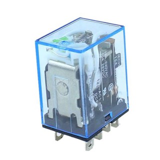 Rơ le kiếng 8 chân 10A dẹp lớn LY2N điện áp 12VDC, 24VDC, 220VAC