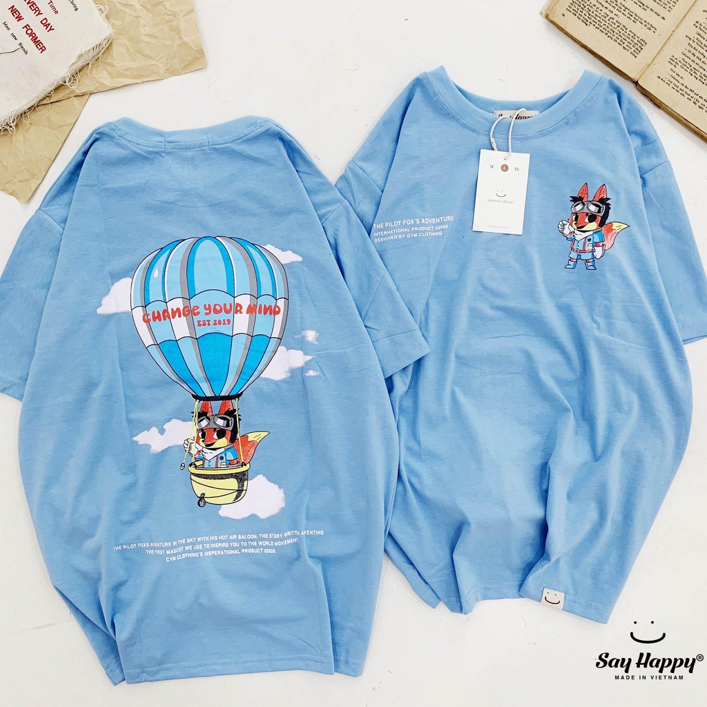 [Siêu Hót] Áo Thun Say Happy