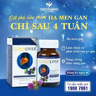 [TPCN] Hỗ trợ hạ men gan trong 4 tuần Gold Liver