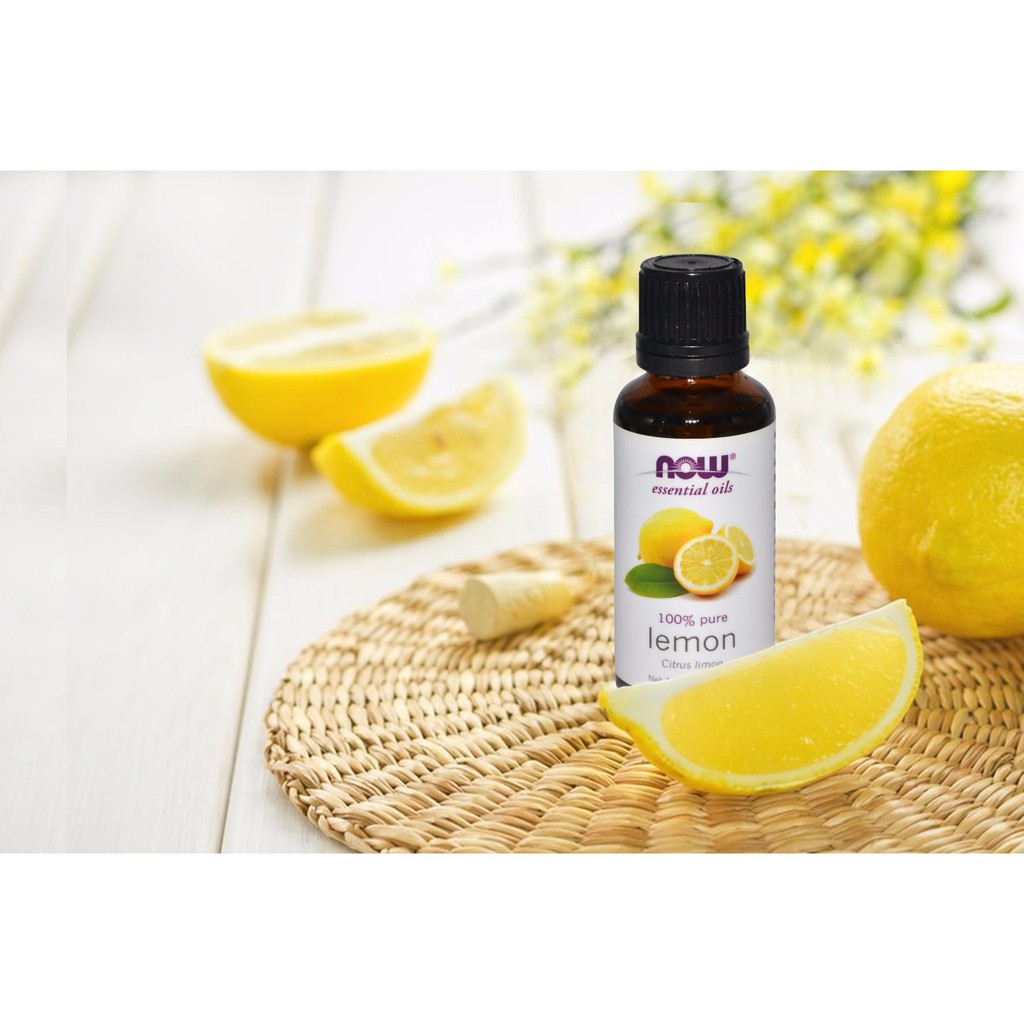 Tinh dầu chanh _ NOW Foods Essential Oils Lemon,  30 ml | BigBuy360 - bigbuy360.vn