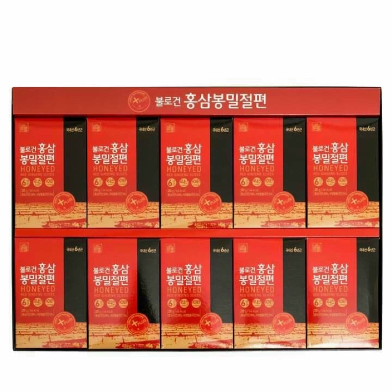 Hồng Sâm Thái Lát Tẩm Mật Ong Daedong Hàn Quốc Hộp 200g