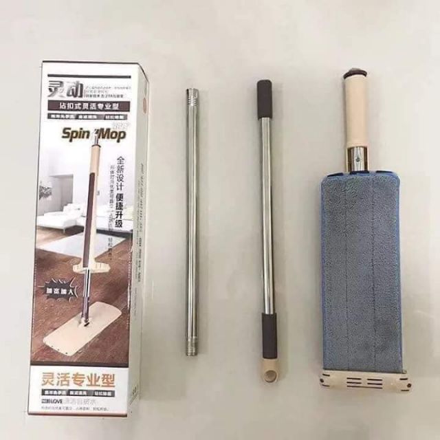 CÂY LAU NHÀ TỰ VẮT KÈM THÙNG