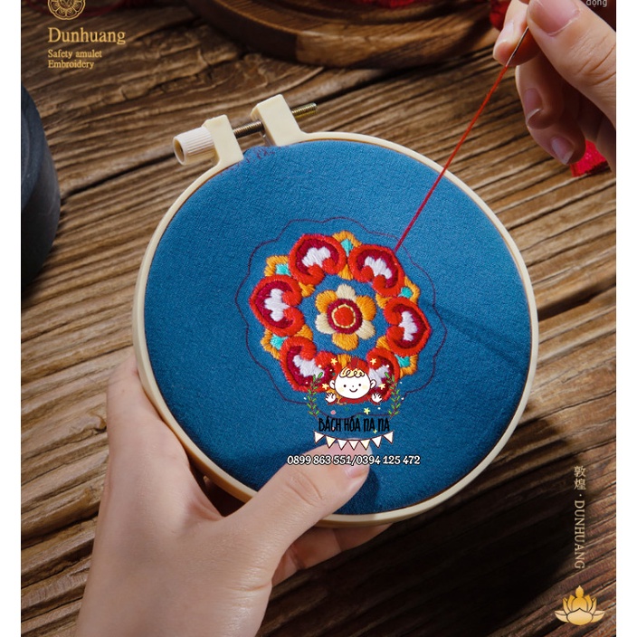 Kit thêu tay trang trí DIY / BỘ KIT TỰ THÊU 2021 Túi Thơm Đôn Hoàng Treo ô tô Decor nhà Túi xách·- Handmade Nana