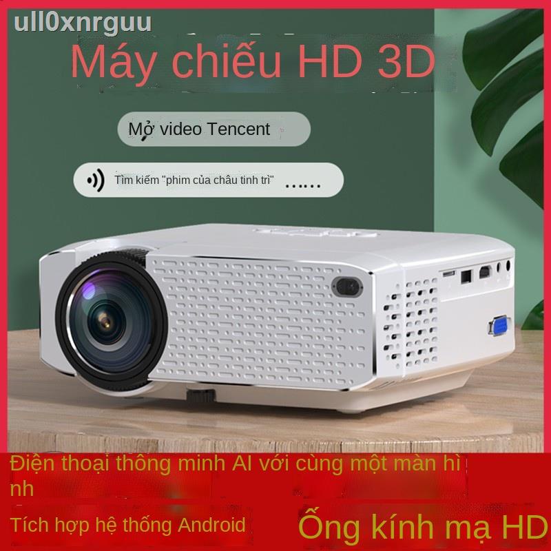 Máy chiếu điện thoại di động nhà treo tường xem phim văn phòng tất cả trong một siêu nhỏ không dây