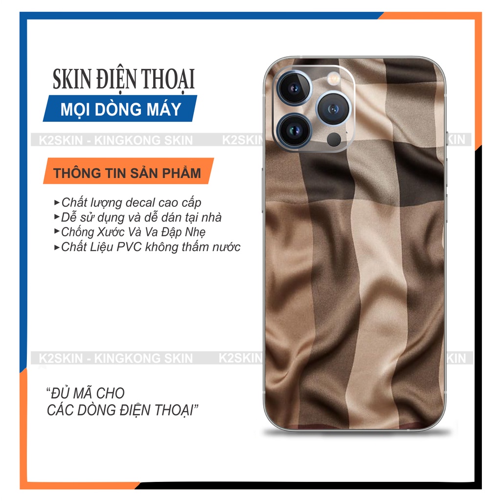 Miếng dán Skin cho Android và  Iphone 6/7/8/x/xs/11/12pro/13promax/13/13pro ( Mã skin 069)