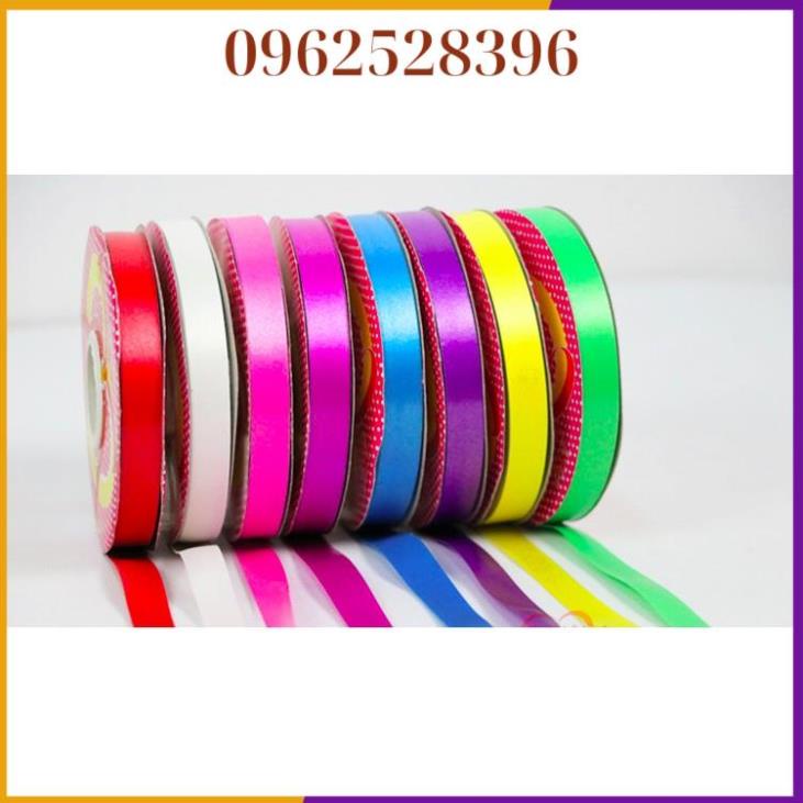 Duy băng❤️buộc đuôi bóng bản 1cm nhiều mầu