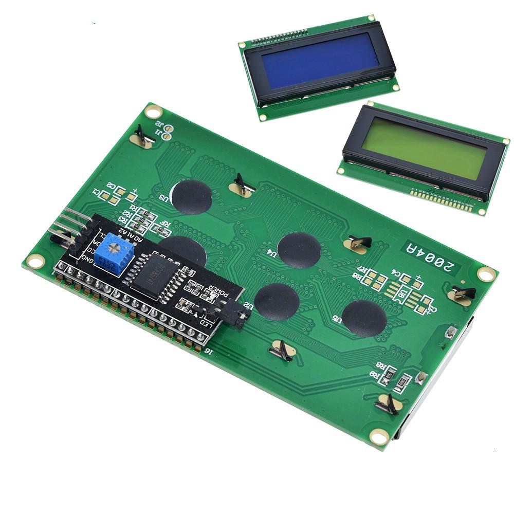 LCD2004+I2C 2004 20x4 2004A blue screen HD44780 Character LCD /w IIC/I2C Serial Interface Adapter Module For Arduino