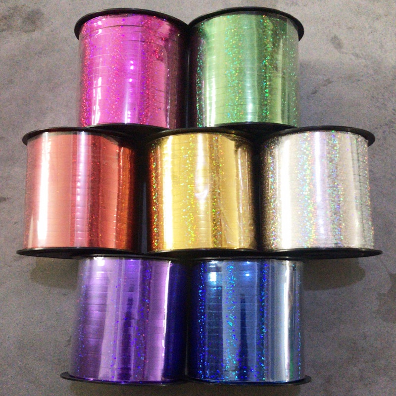 Cuộn Dây Ruy Băng Kim Tuyến Bản 5MM Dài 100 mét