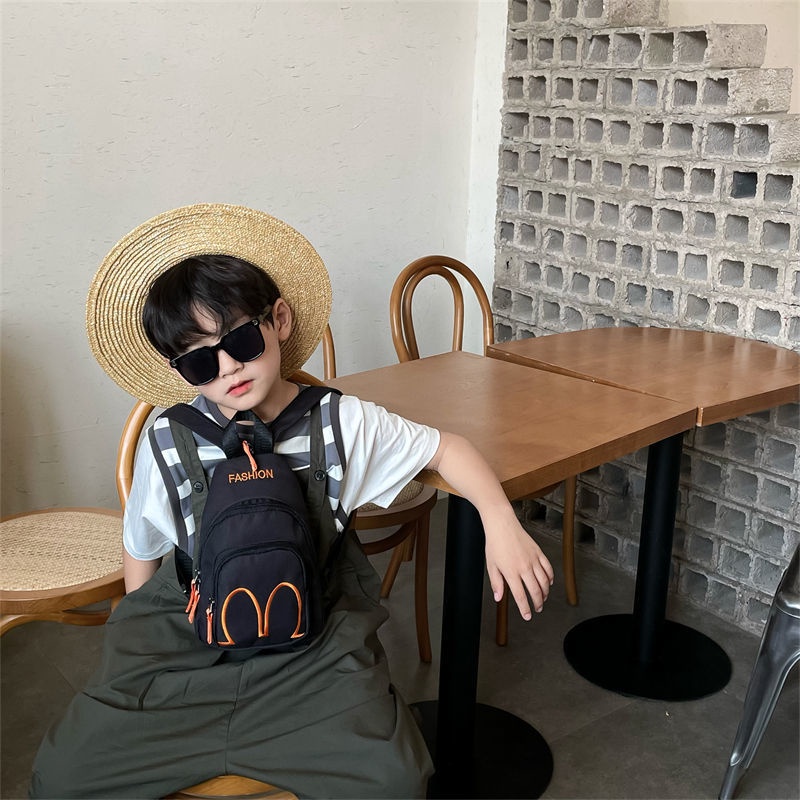 Ba Lô Vải canvas Thời Trang Cá Tính Năng Động Cho Bé Trai