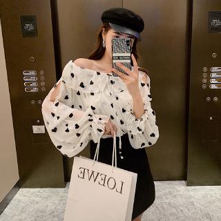 Áo sơ mi voan dáng suông ngọt ngào thời trang size S-xl