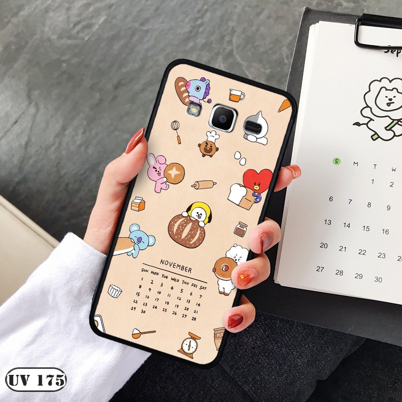 Ốp lưng  Samsung Galaxy J2 Prime / G530 - Lưng nhám viền dẻo in 2D