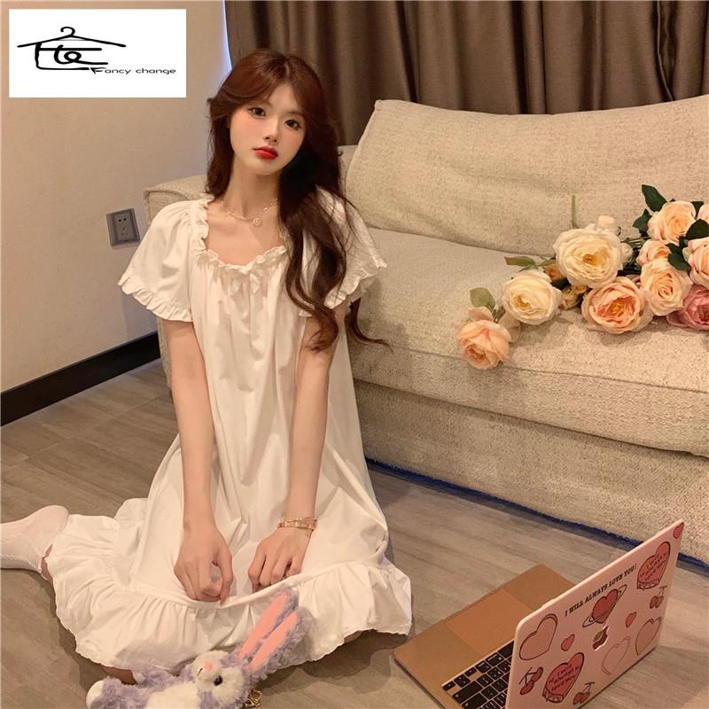 Đầm Ngủ Kiểu Công Chúa Thời Trang Mùa Hè Dễ Thương Cho Nữ