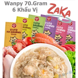 Pate mèo Wanpy 70g (Happy100) - 🧡Top lựa chọn🧡