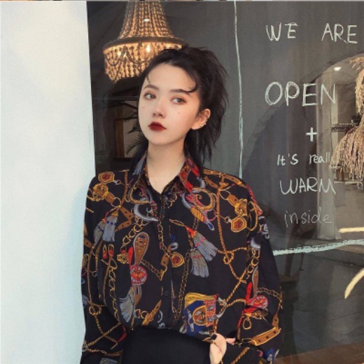Áo sơ mi unisex họa tiết thời trang phong cách Hàn Quốc flannel form rộng